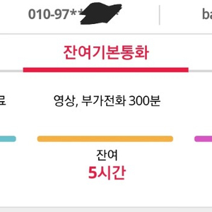 skt 데이터 1기가 3500/ 2기가 팝니다