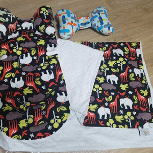 유모차라이너& 블랭킷 &목쿠션 세트 (겨울용)