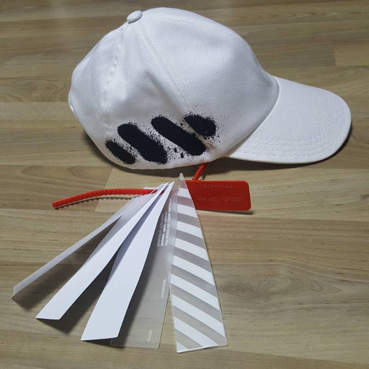 [off white]오프화이트 스프레이 볼캡 화이--1