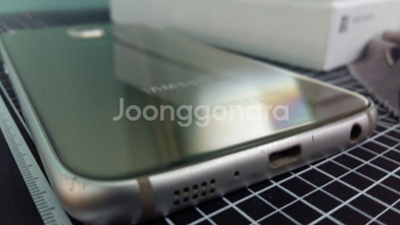 갤럭시 s6 골드 32g 공기계 풀박스 14만--2