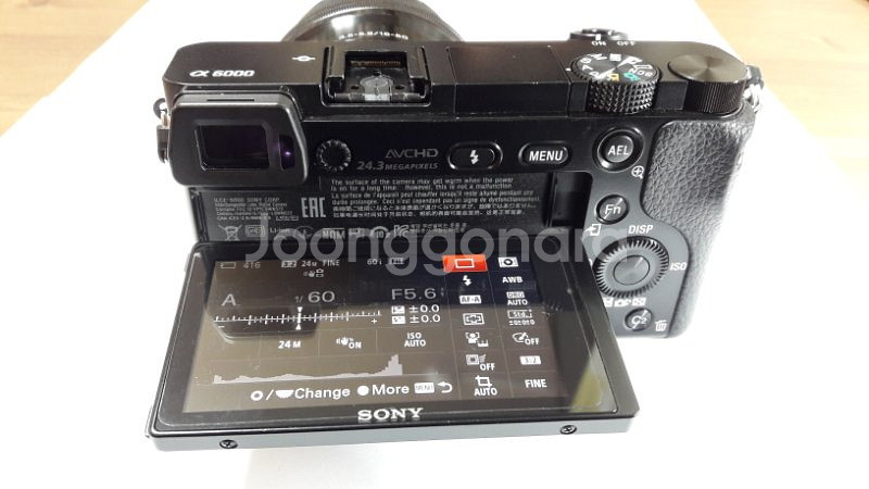 소니 미러리스 a6000 블랙--6