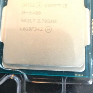 intel cpu (i5-6400) 쿨러포함 벌크