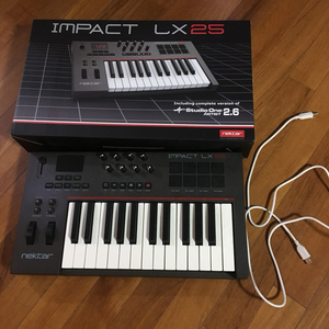 Nektar Impact lx25 마스터키보드 팝