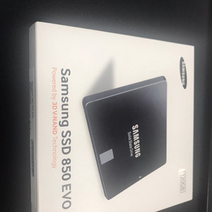 ssd 삼성850evo 120g 미개봉상품 팝니다