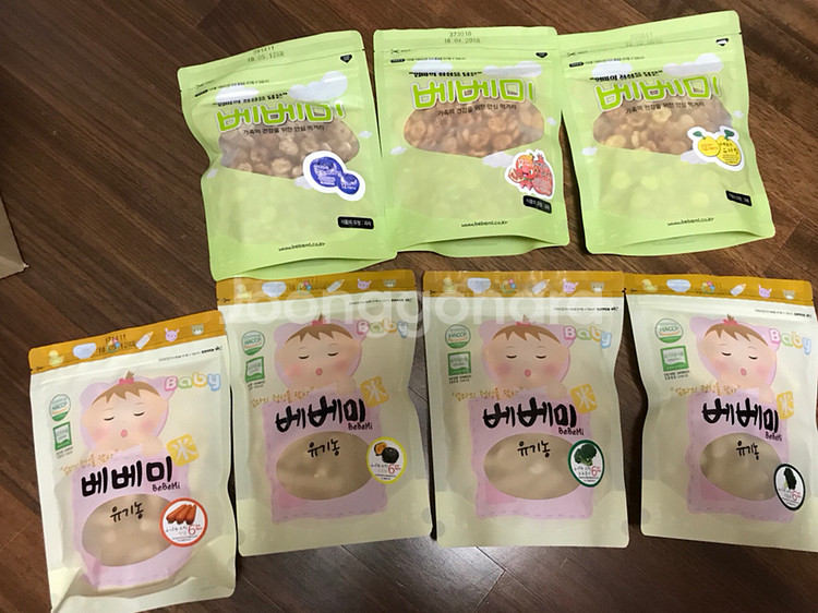 베베미 아기과자 팔아요.--0
