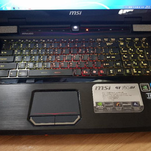 MSI  GT780DX  i7  570M(논옵티)