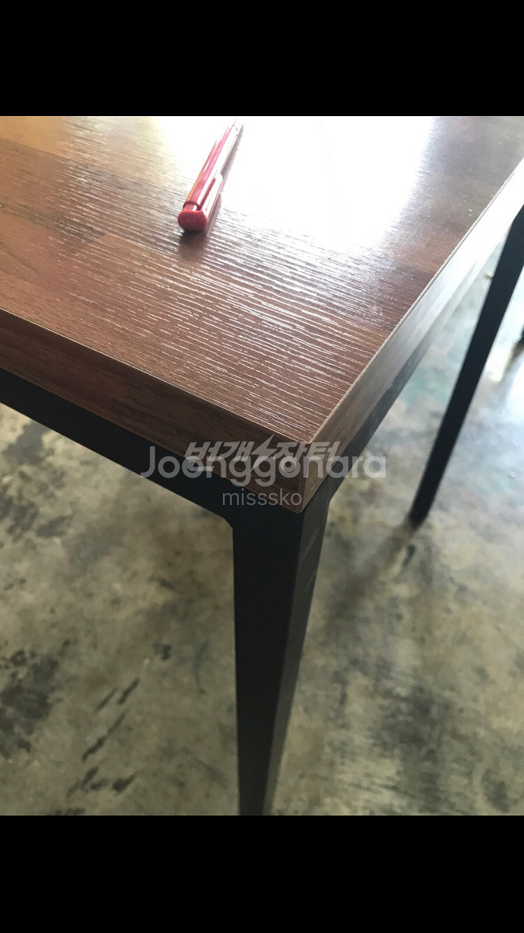 의자 테이블 철제의자 빈티지--3
