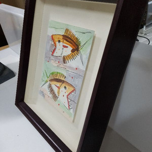 물고기 작가그림 2개 세트 + 고급액자  
