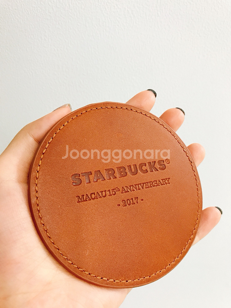 스타벅스 가죽코스터 (마카오15주년기념) 1세트(--2