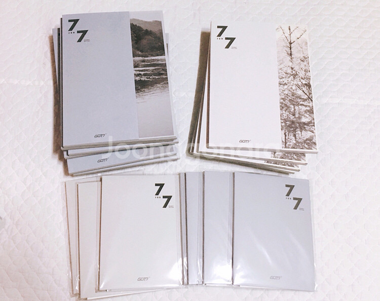 갓세븐 7for7 앨범, 프레젠트에디션, 예판특전--7