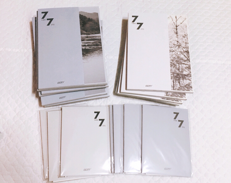 갓세븐 7for7 앨범, 프레젠트에디션, 예판특전 이미지