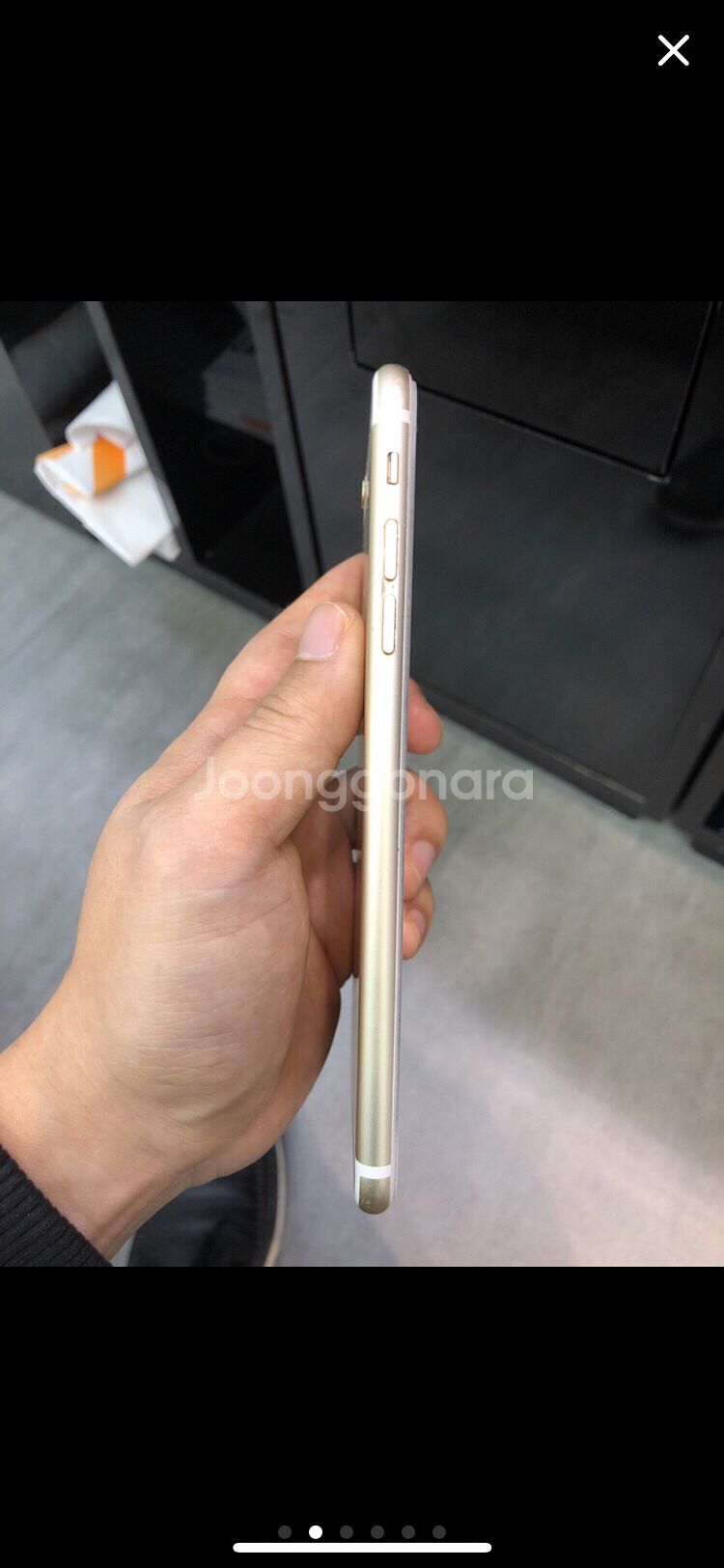 아이폰 6S+골드 언락폰--1