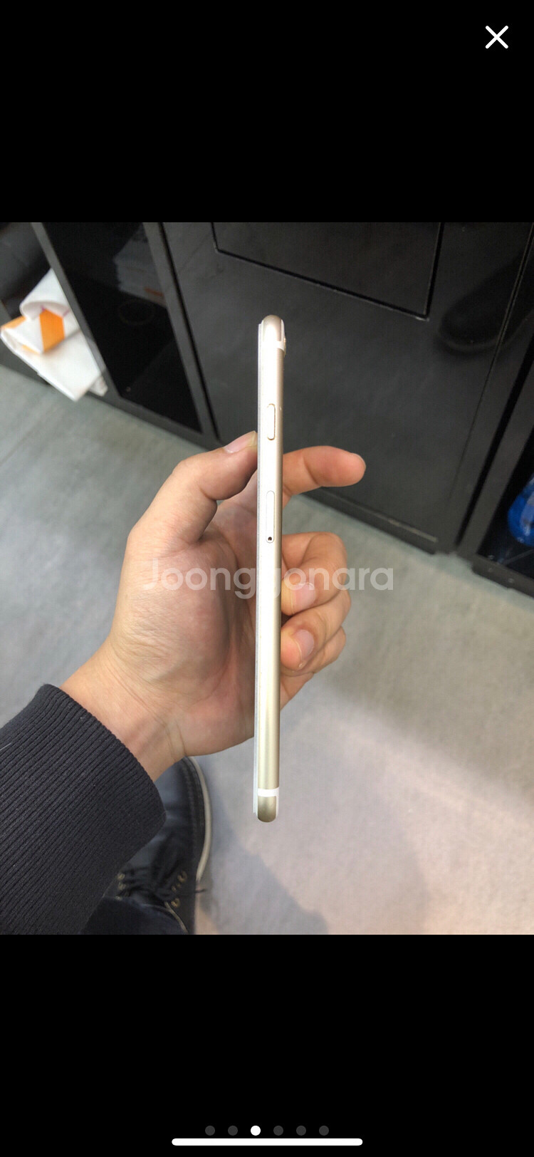 아이폰 6S+골드 언락폰--2