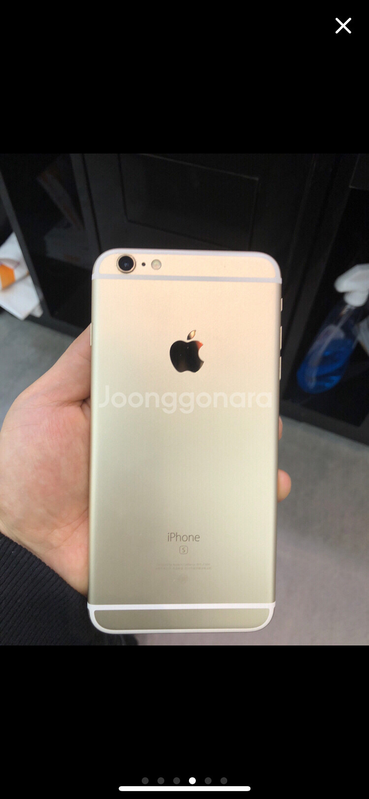 아이폰 6S+골드 언락폰--3