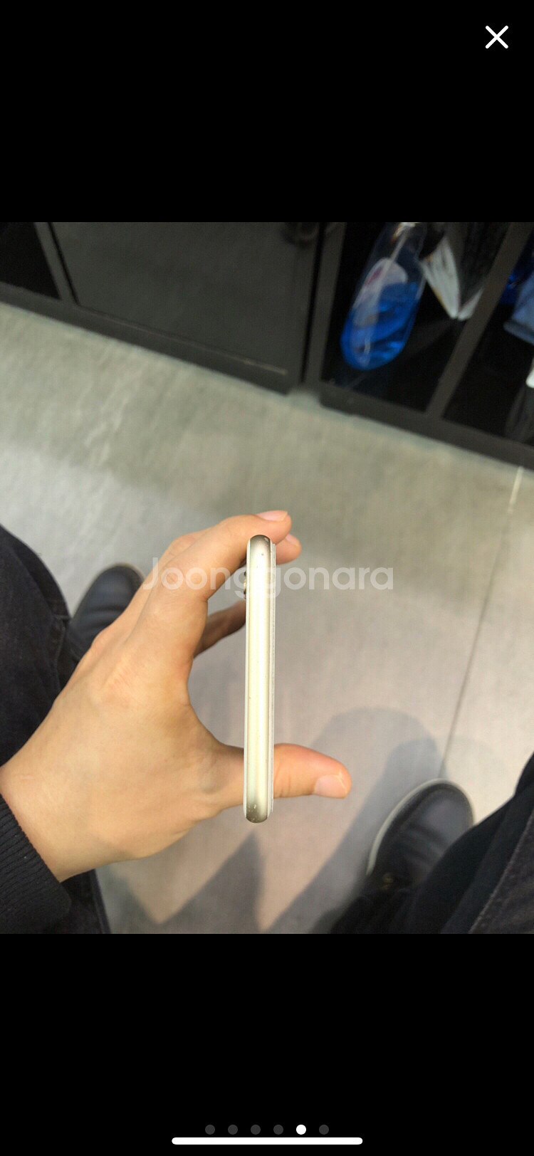 아이폰 6S+골드 언락폰--4