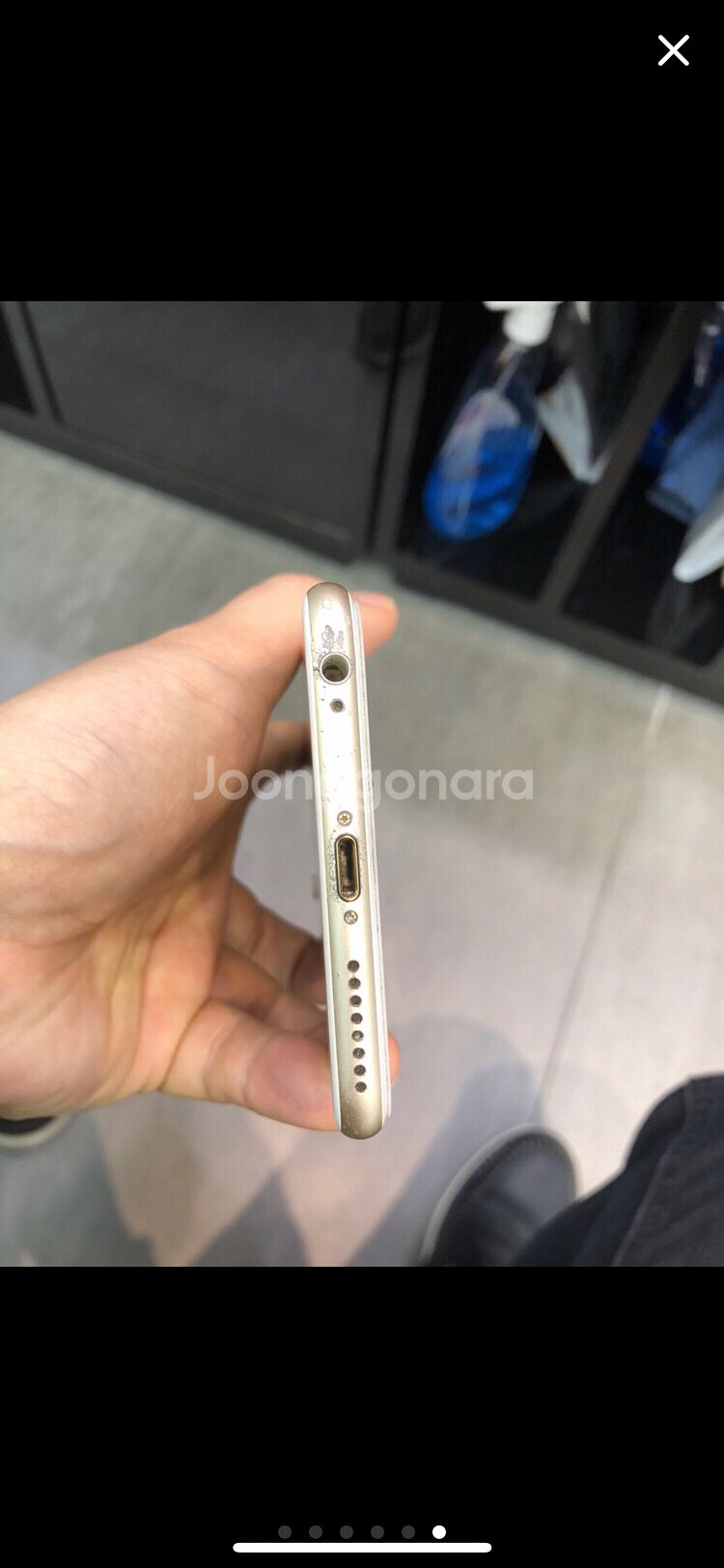 아이폰 6S+골드 언락폰--5