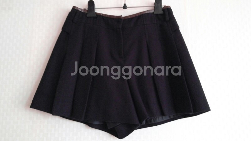 라인 모직 치마반바지--1