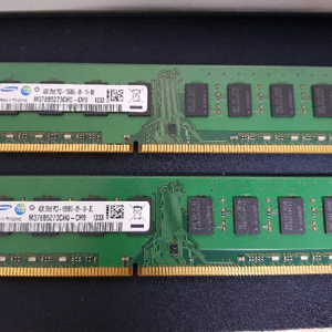 삼성 램 4GB 2Rx8 PC3-10600 2개 