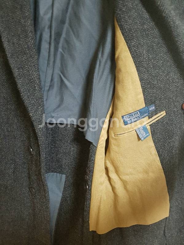 폴로 헤링본 코트40R (105사이즈) 팝니다--3