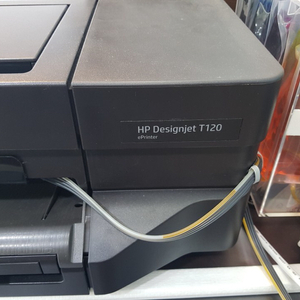 HP desingjet T120 무한잉크 장착 플