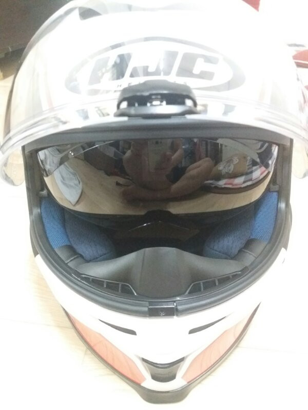 홍진HJC IS-17 TRIDENTS MC-1 팝 이미지