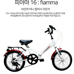 알톤 피아마 16인치 접이식 자전거 새상품 행사진