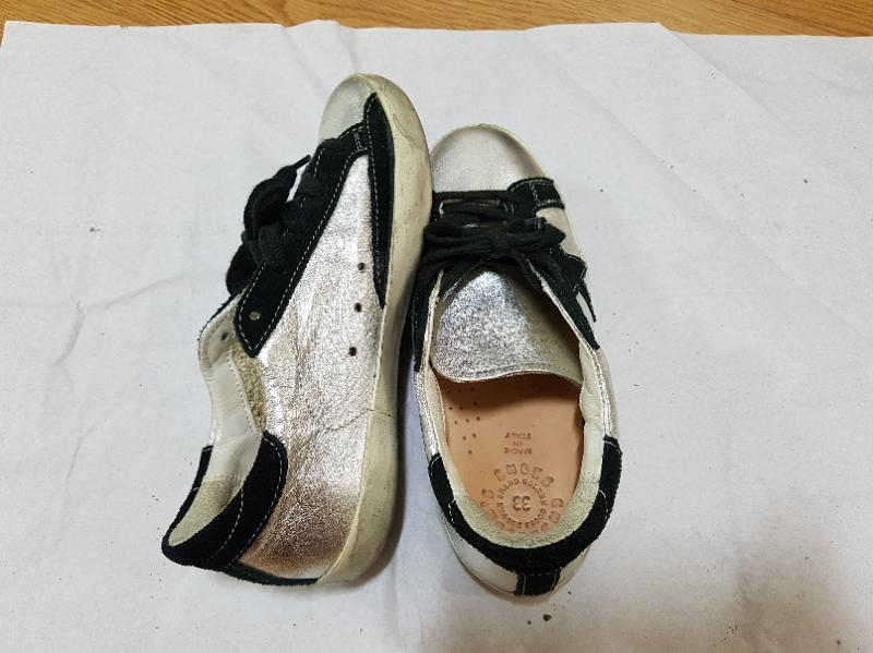 골든구스 실버 33사이즈 이미지