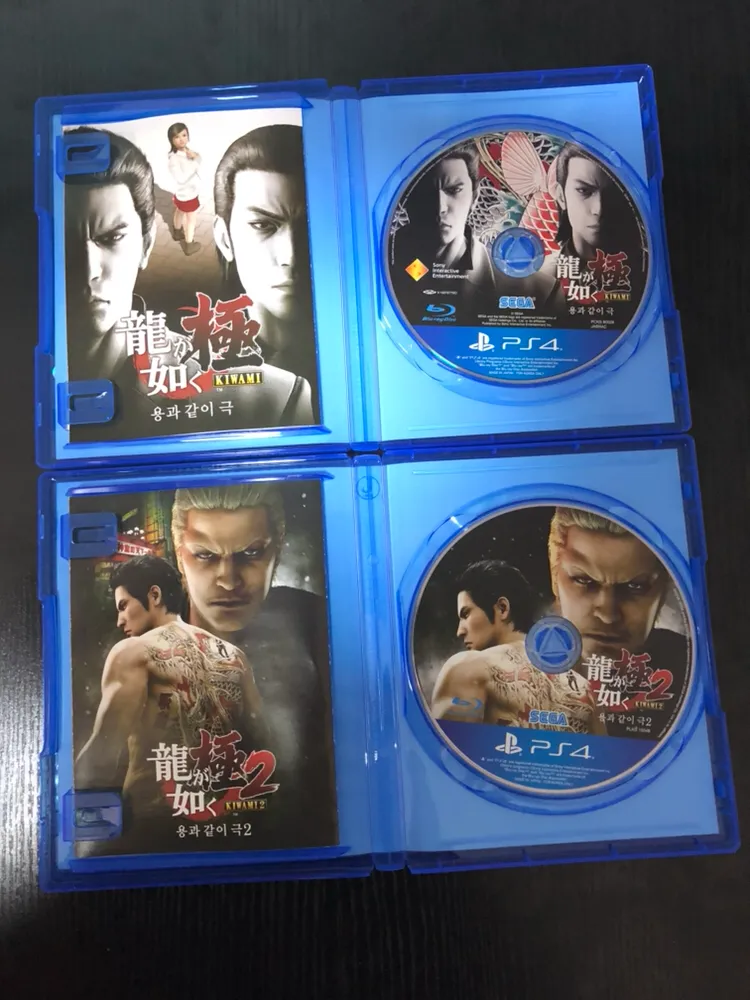 ps4] 용과같이 극1, 극2 일괄 이미지