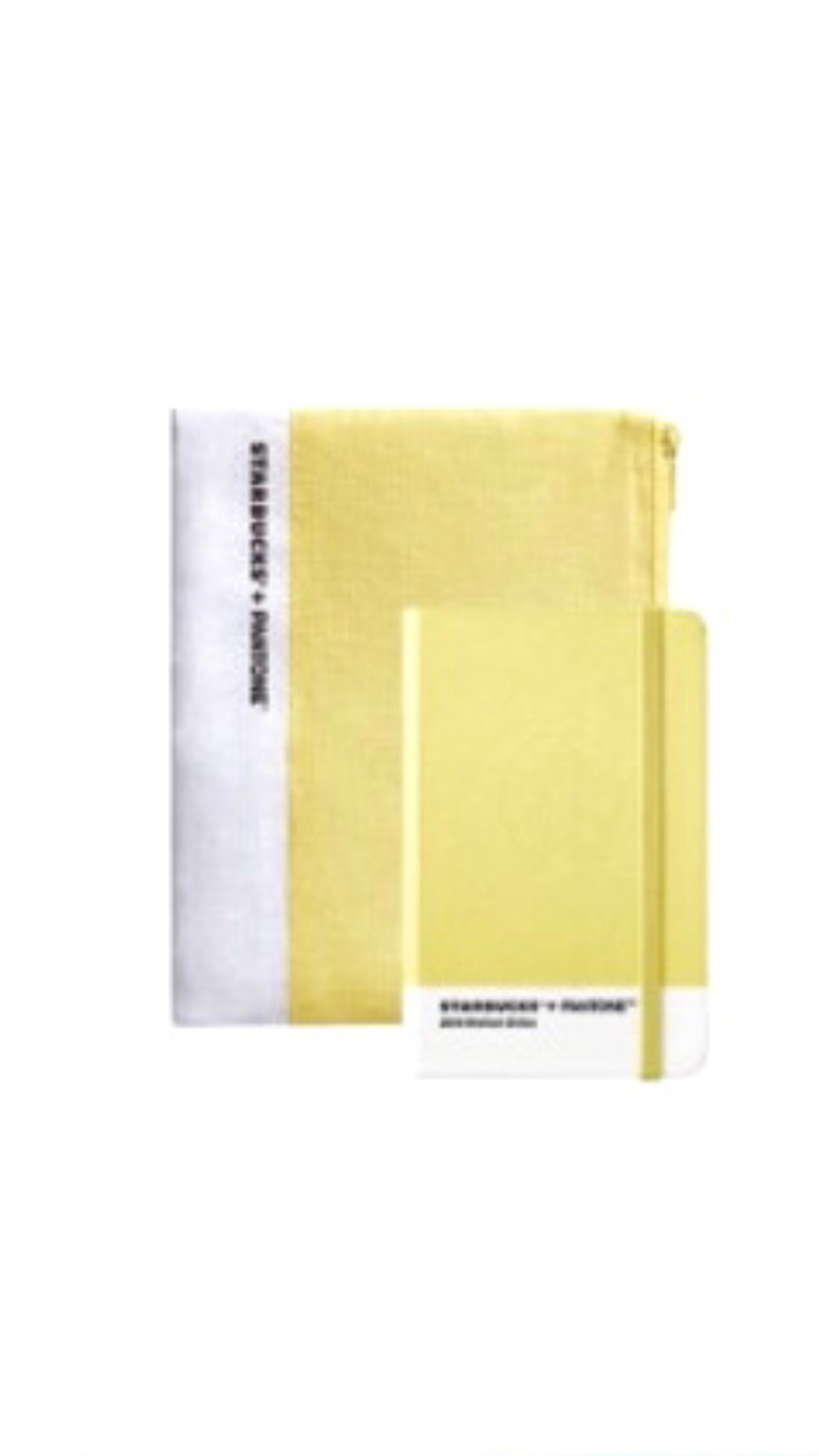 스타벅스 다이어리 노랑 코랄--1