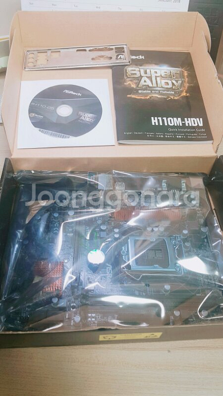 펜티엄g4400정품 H110M-HDV메인보드판매합--0