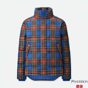 유니클로 JW 앤더슨 패딩 체크 새제품 미국XS(