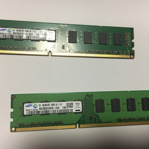 삼성 ddr3 4G 2개 판매합니다