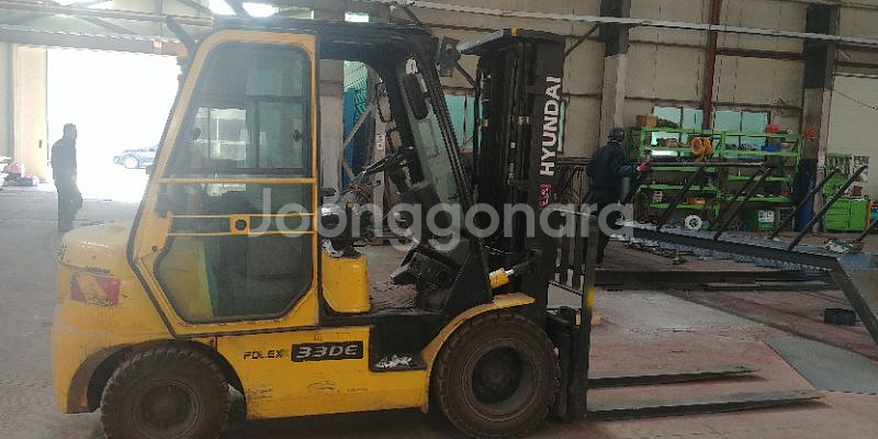 급매)현대지게차 3.3톤 11년9월식 --2