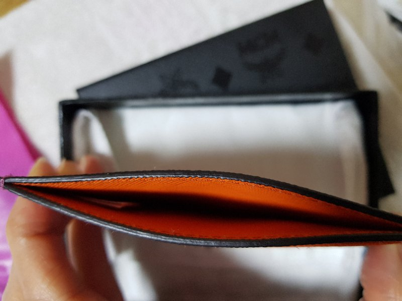 MCM 핑크 양면 카드케이스 새제품 가격인하--2