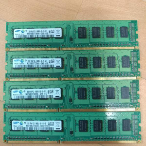 삼성 DDR3  PC3 10600 2G  4개 팝