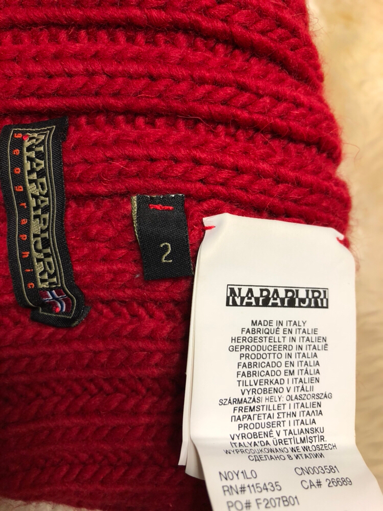 NAPAPIJRI 이태리산 털모자--1