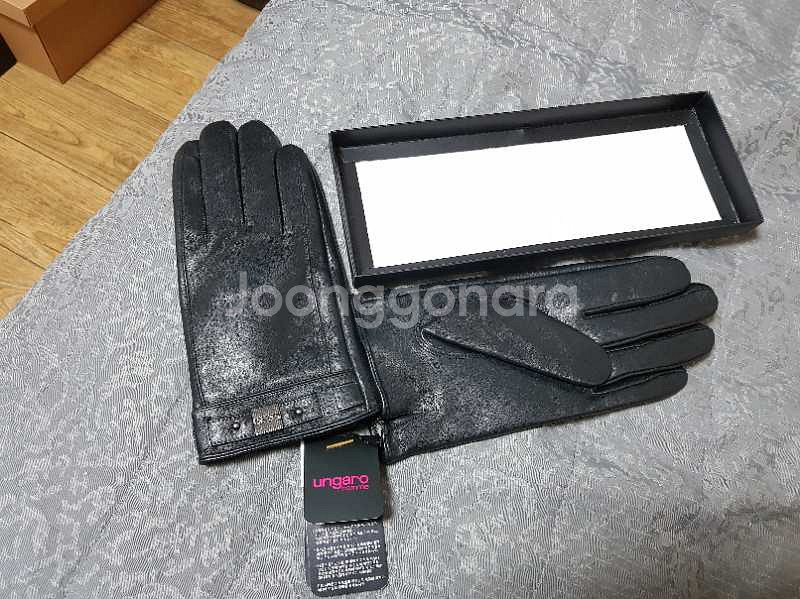 웅가로, ungaro, 가죽장갑, 남자장갑 새상품--0
