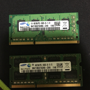 삼성 DDR3 4GB 노트북용 판매합니다