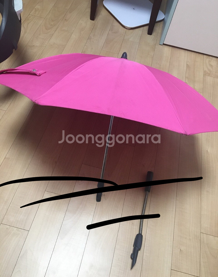 v3 스토케 핑크 파라솔/양산 +어댑터--0