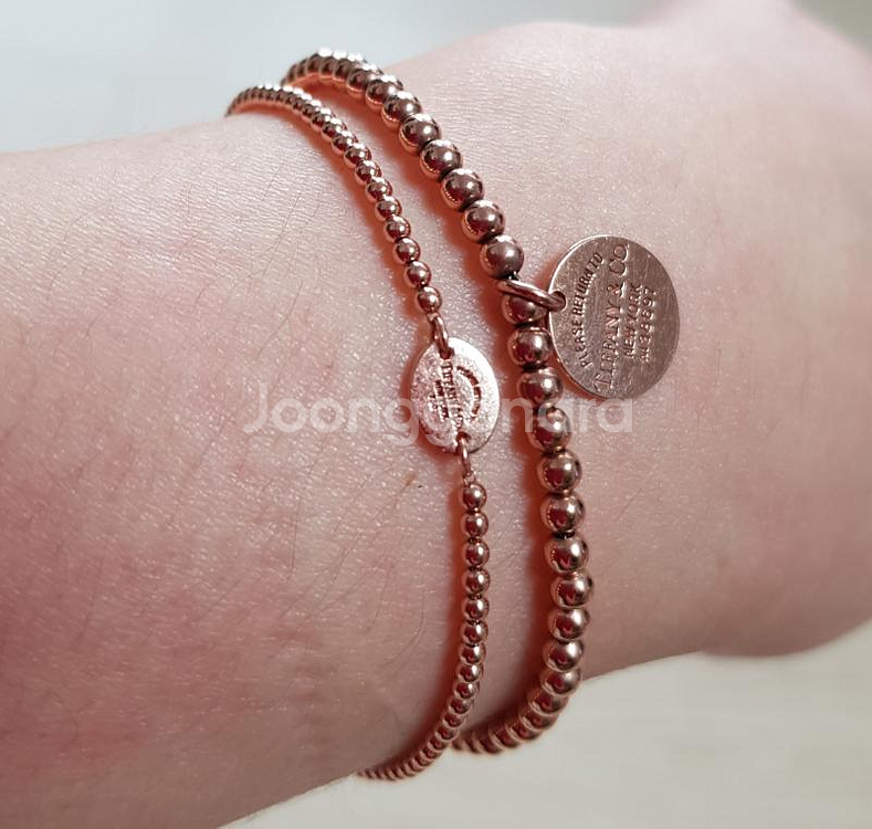 💖거의새거 💖14k 핑크골드 볼 팔찌💖--5