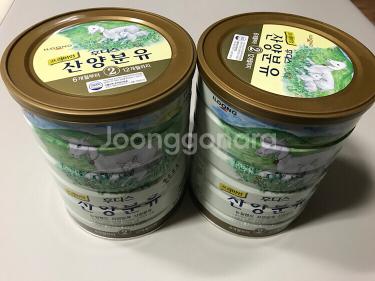 일동후디스 산양분유2단계 2캔--0