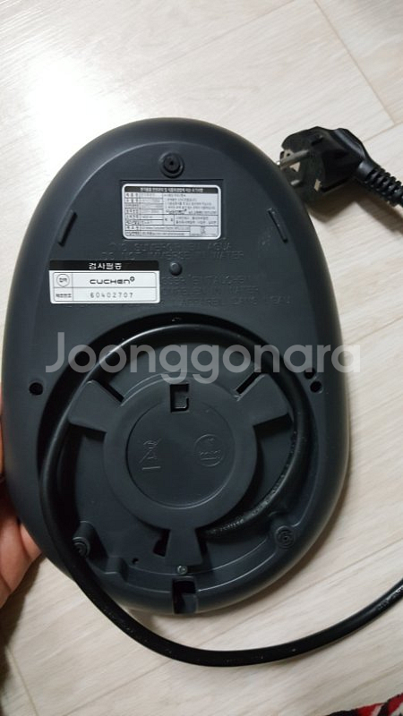 쿠첸프리미엄분유포트(거의새상품)--2