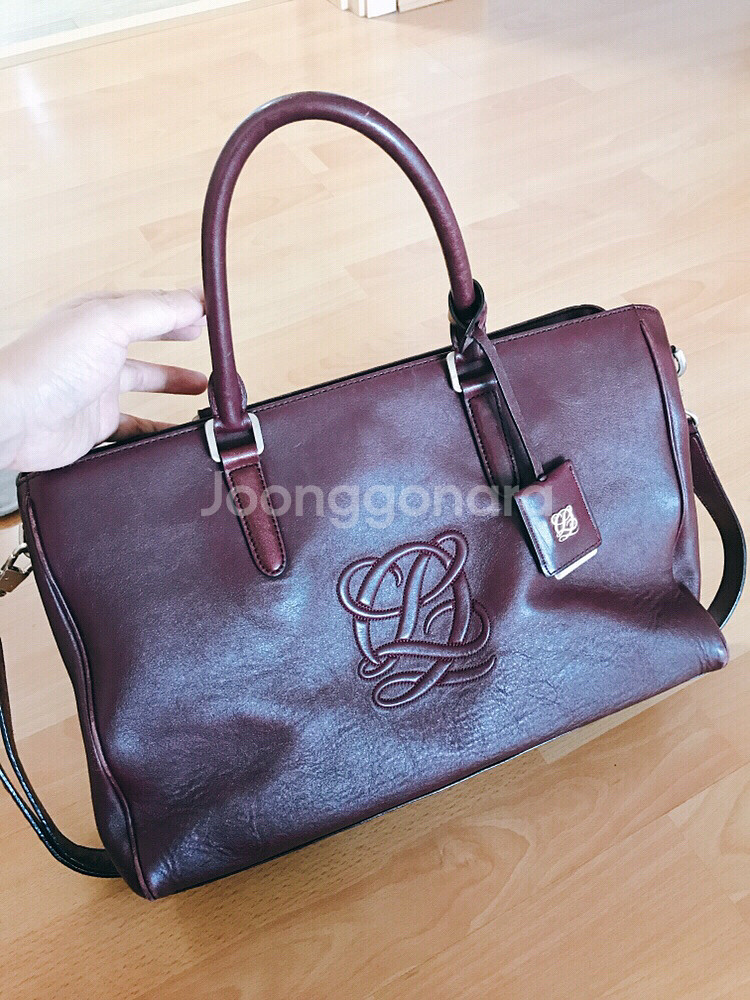 루이까또즈 숄더가방 버건디--2