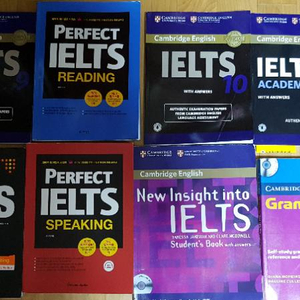 IELTS 교재 판매. 캠브릿지 9,10,11, 