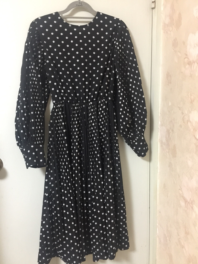 도트 원피스 팝니당--1