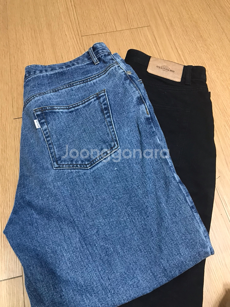 비슬로우 루즈핏 데님--0