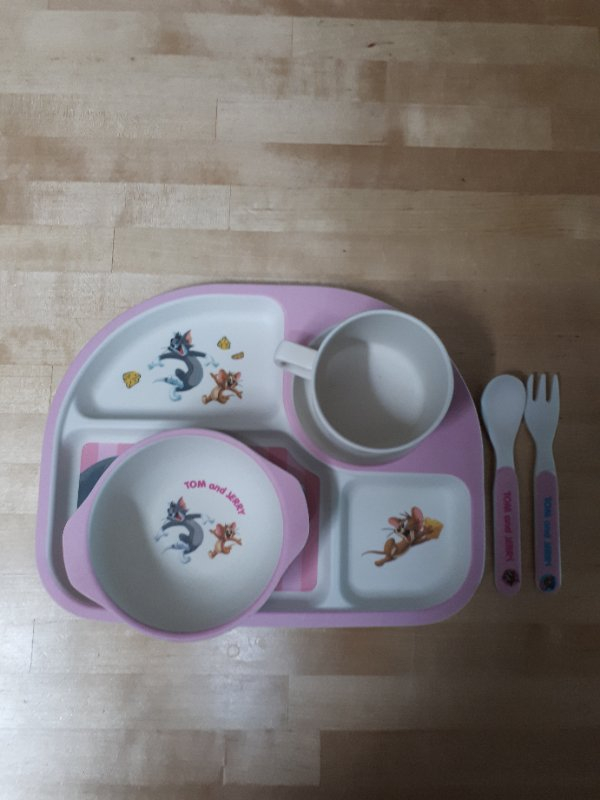배스킨라빈스 톰과제리 식기--0