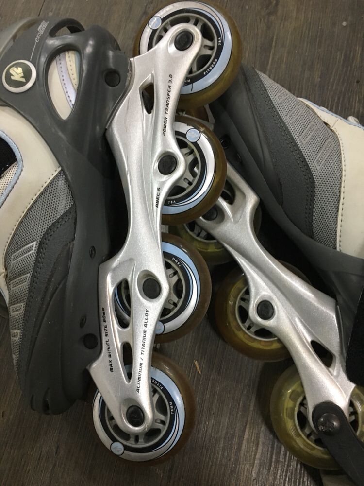 케이투인라인스케이트 245사이즈 무릎보호대가방같이--3