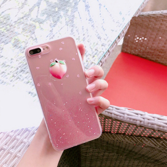 아이폰 6+, 6s+ 복숭아 케이스--0