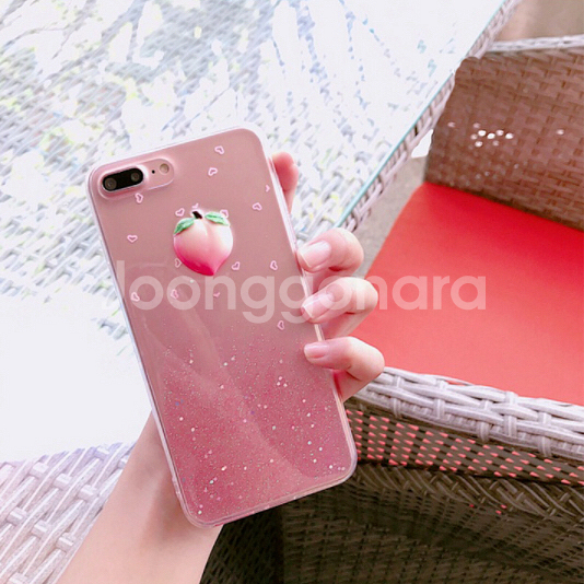 아이폰 6+, 6s+ 복숭아 케이스--0